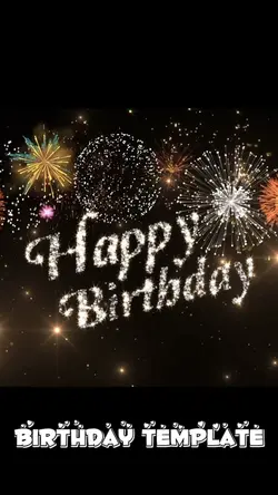 Birthday template