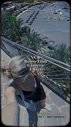 VCR Retro effect