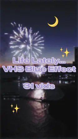 VHS Blue Retro