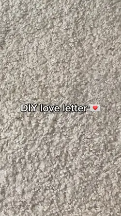 Diy love letter 💌