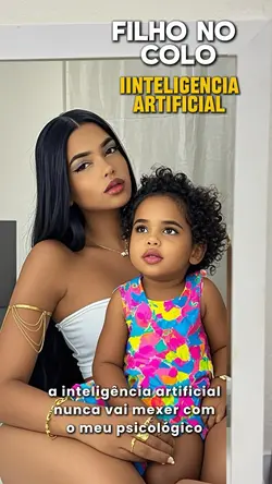 Filho no colo 