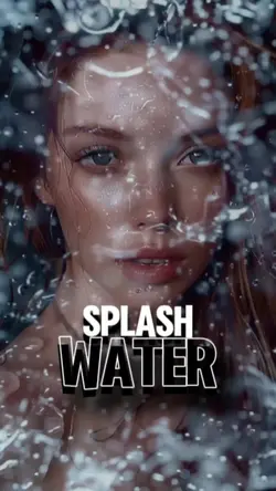 splash water