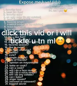 Expose me luvs! 