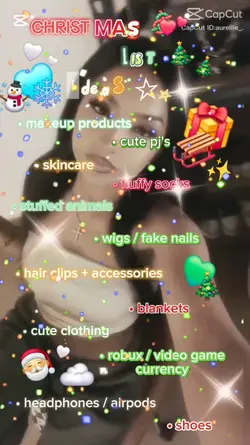 christmas list ideas
