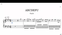 partitura abcdefu