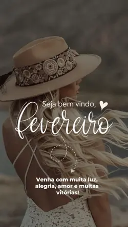Bem-vindo fevereiro