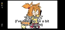 It’s 7am 
