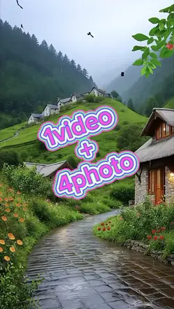 1video + 4photo 