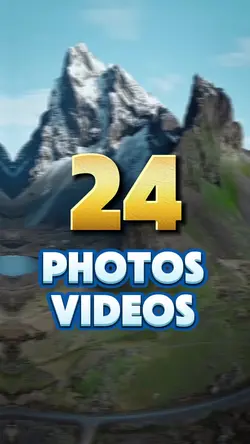 24 photos or videos