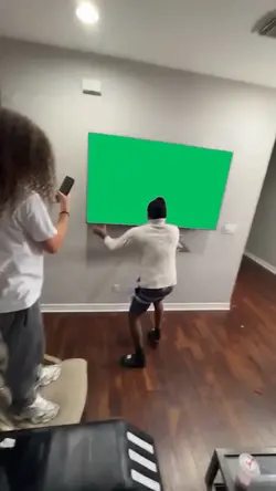 Destroying the TV