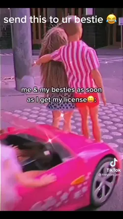 bestie + me driving 