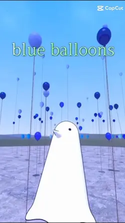 blue balloons