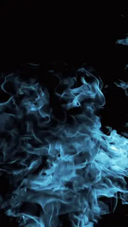 Blue flames 