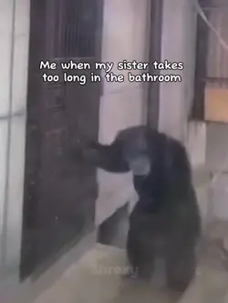 Monkey raging