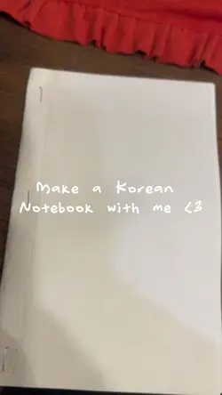 Make a Korean notebo