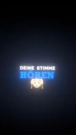 DEINE STIMME 🤞❤️