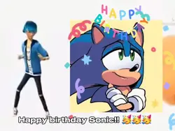 Happy birthday Sonic