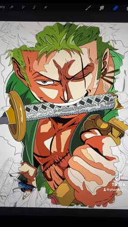 Draw Zoro✨💚