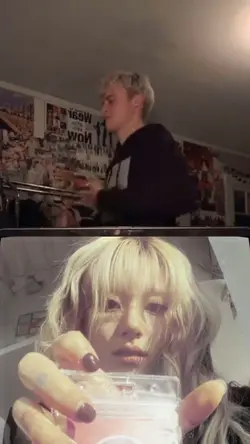 dancing to a video