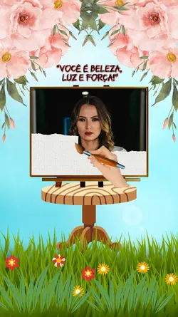 QUADRO COM SUA FOTO