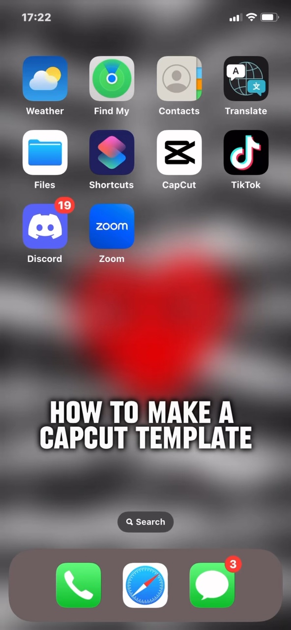 capcut template cover