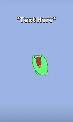 Big mouth frog 