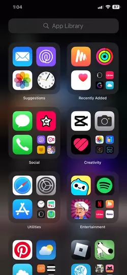 Changing wallpaper