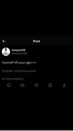 Myself vs my age