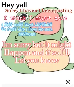 Sorry yall