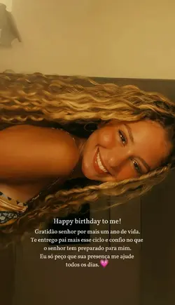 parabéns pra mim
