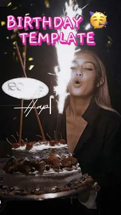 BIRTHDAY TEMPLATE