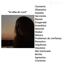 "tô afim de vc"