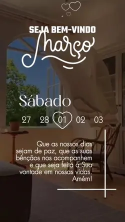 Bem Vindo Março