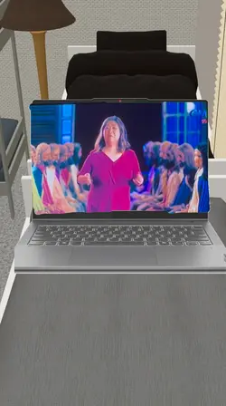 Laptop green screen 