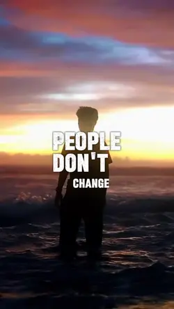 People don’t change 