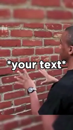 talking to wall meme
