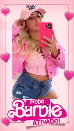 Modo Barbie ativado 