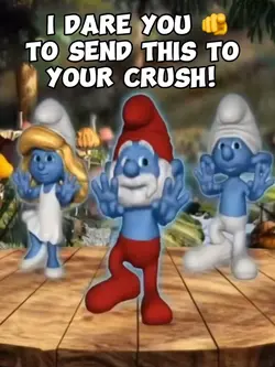 Smurf crush 😻 