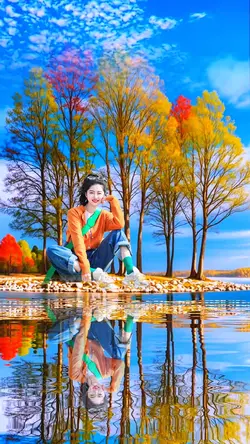 Reflection in water