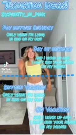 Transition Ideas!!