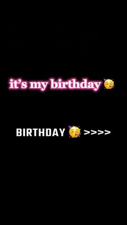 Birthday template 🎉🥳