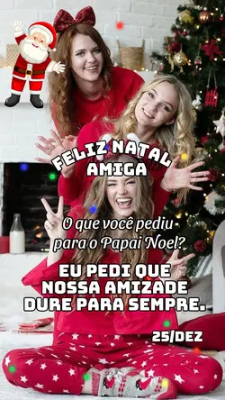 Feliz natal amiga