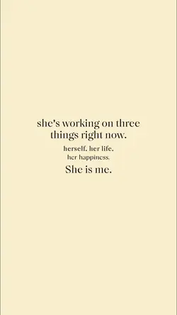 She is me.