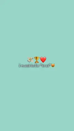 i want to be🔥
