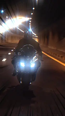 motorcycle at speed