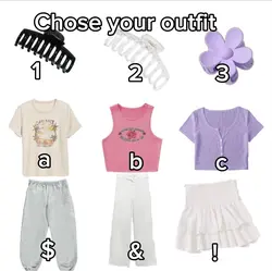 Chose your outfi