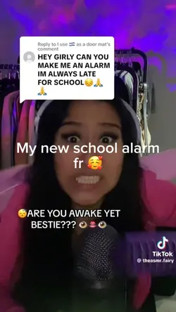 My new school alarm🥰