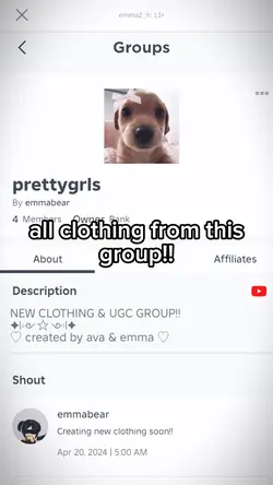 CLOTHING IN MY GROUP