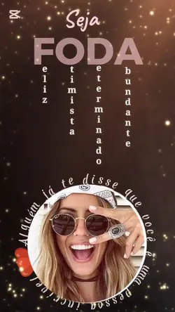 Seja feliz e grata