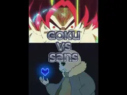 Goku vs sans